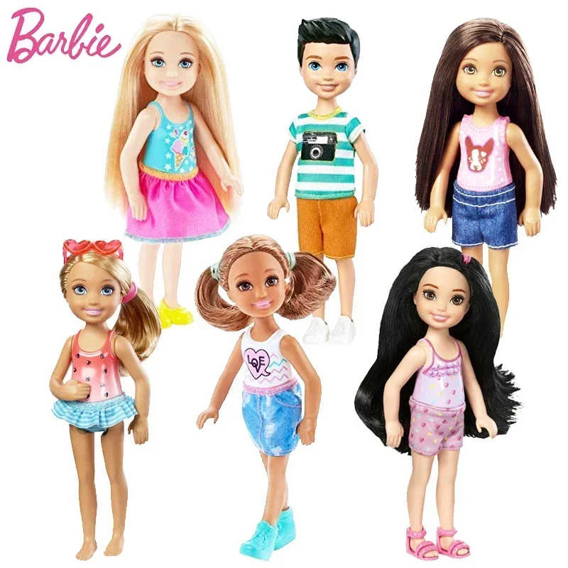 Original Barbie Club Chelsea Boy Doll Collection Mini Toys for Children Girls Model Bonecas Fashion Cute Baby Toys Birthday Gift