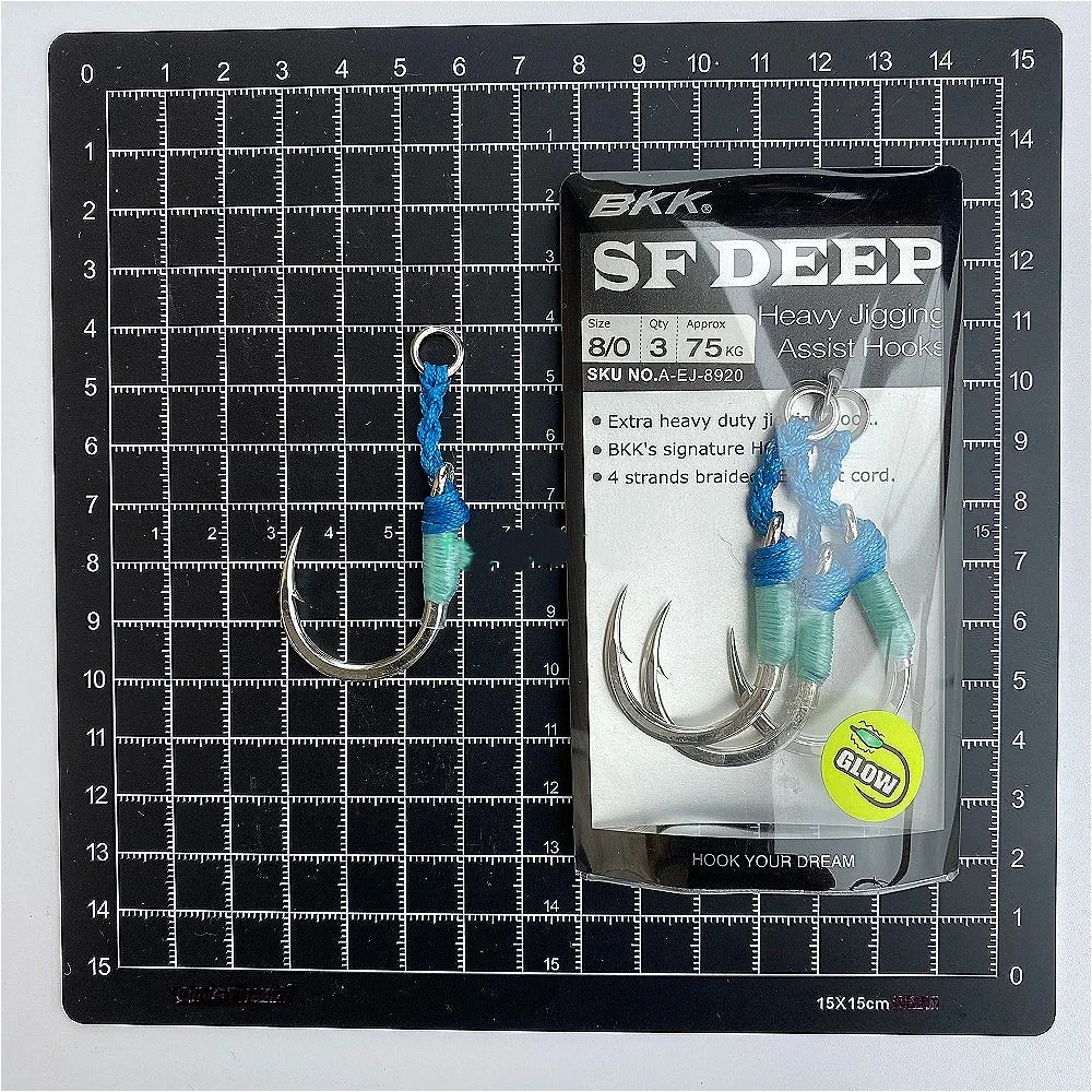 BKK SF8090-HG خطافات القفز لصيد الأسماك SF-خطاف لوحة حديد مرقط من الحجر العميق #6