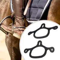 1Pair/2pcs Spurs Belt Tie Down Strap Rubber Spur Straps Training Horse Equestrian Equipment Parts Riding Boots Accessories