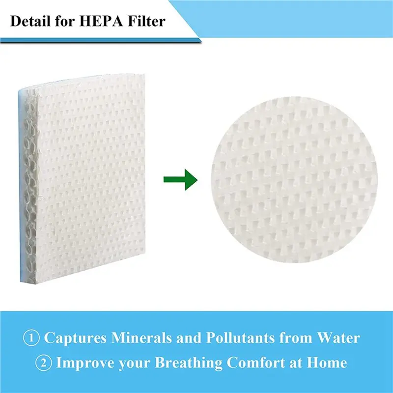 A38T-12Pcs HFT600 Humidifier Wicking Filters T Compatible For Honeywell Tower Humidifier HEV615 HEV620, Compare To HFT600T