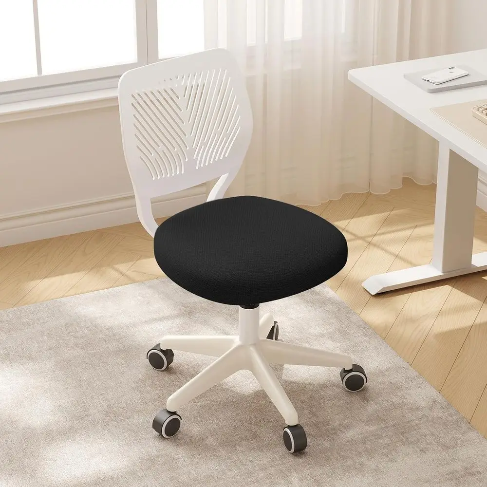 

ArmlDesk Chair, Height Adjustable Swivel Oice Rolling Task Chairs with Sot Mesh Padded Cushion, Ergonomic Small Study Computer C