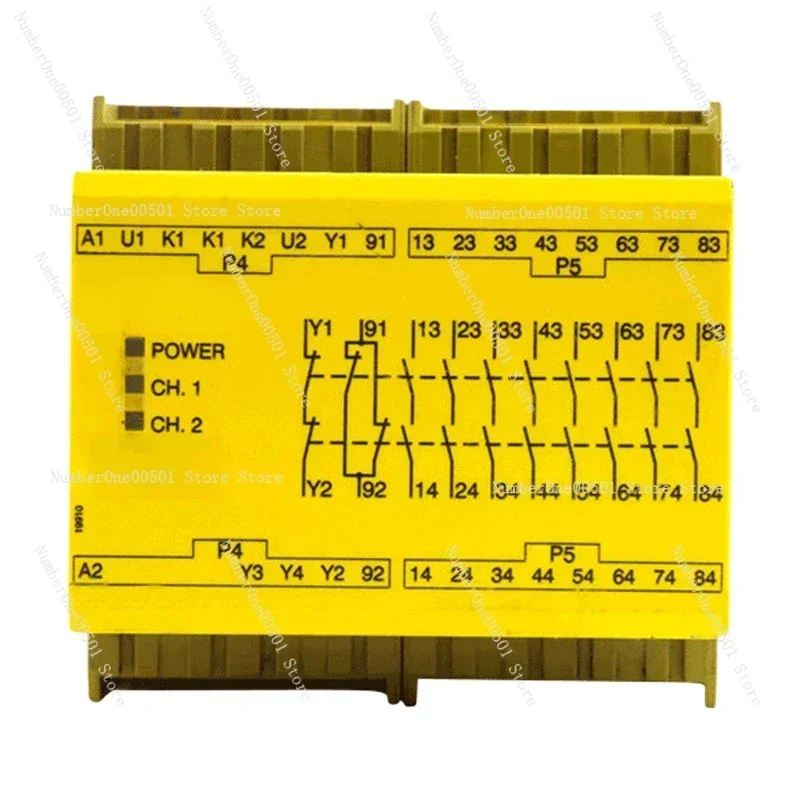 

For PILZ Pilz Safety Relay 774150 PZE 9P 24VACDC 8n/o 1n/c 777140