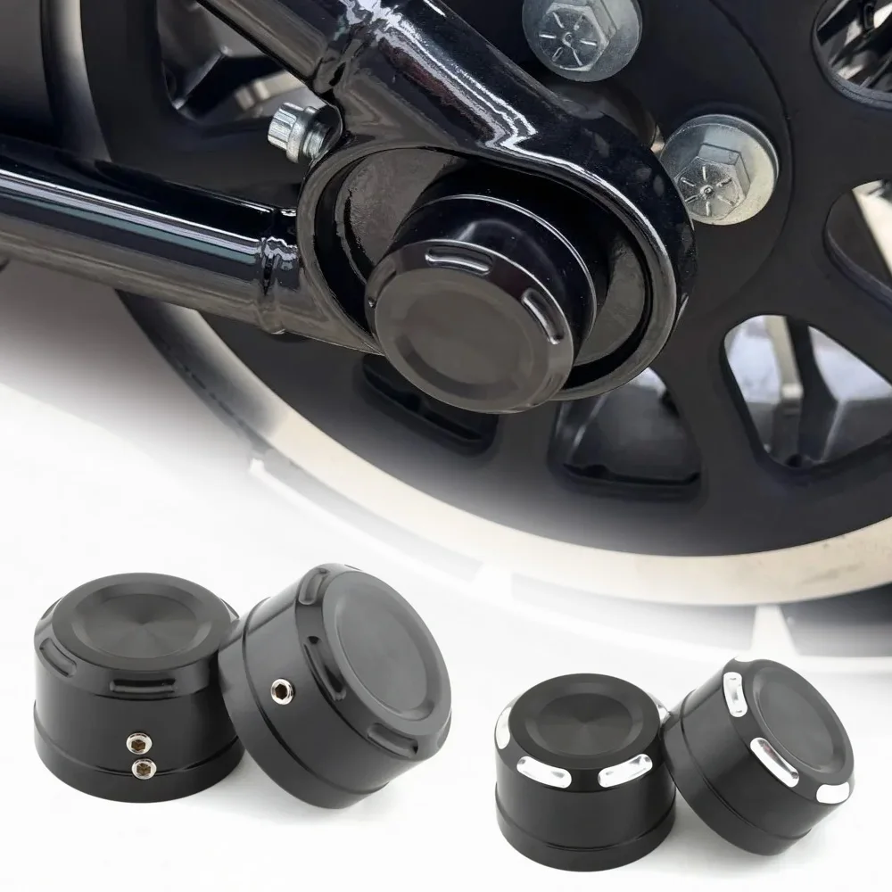 

Motorcycle Rear Axle Nut Cover Caps For Harley Softail Slim FLSL Fatboy Sport Glide FLSB Street Fat Bob FXBB Breakout Low Rider
