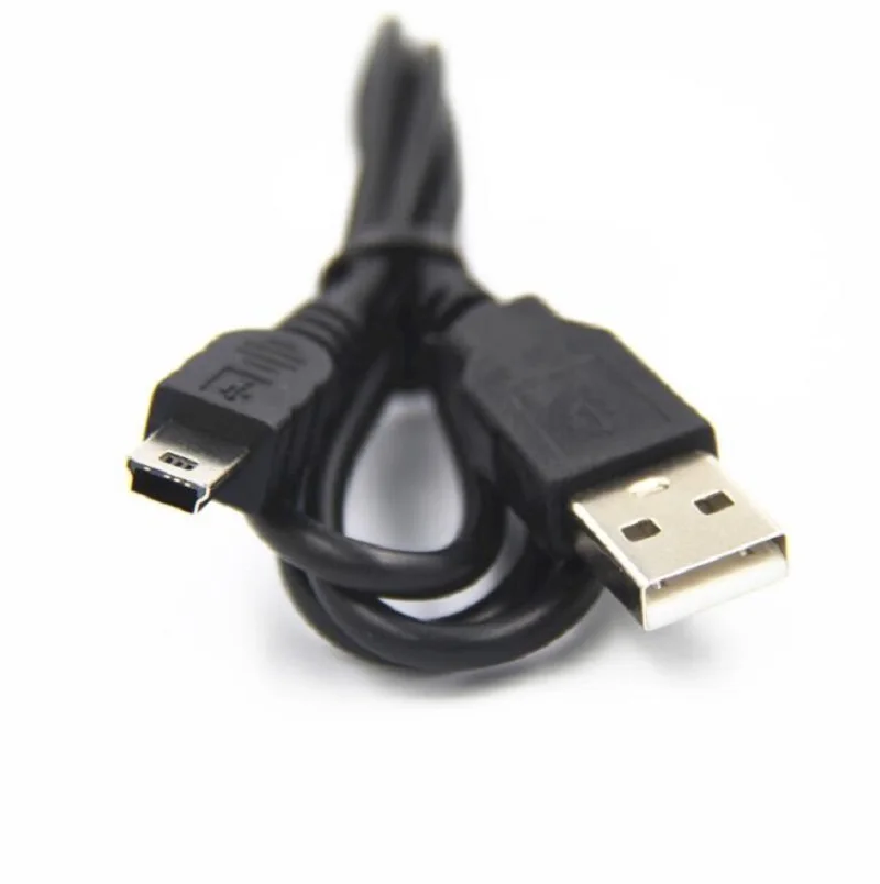 0.8M Kabel USB 2.0 A męski do Mini B 5-pinowy 5P T Port MiniUSB do urządzeń MP3 MP4 Aparat Telefon komórkowy HardDisk Komputer