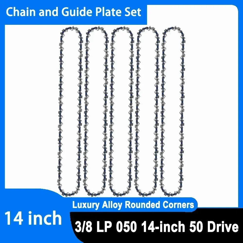 

Chain for Mini Chainsaw 14 Inch 3/8"LP Electric Saw 50 Drive Links Saw Blade 14" Wireless Mini Saw Bar Chain Guid Logging Chains