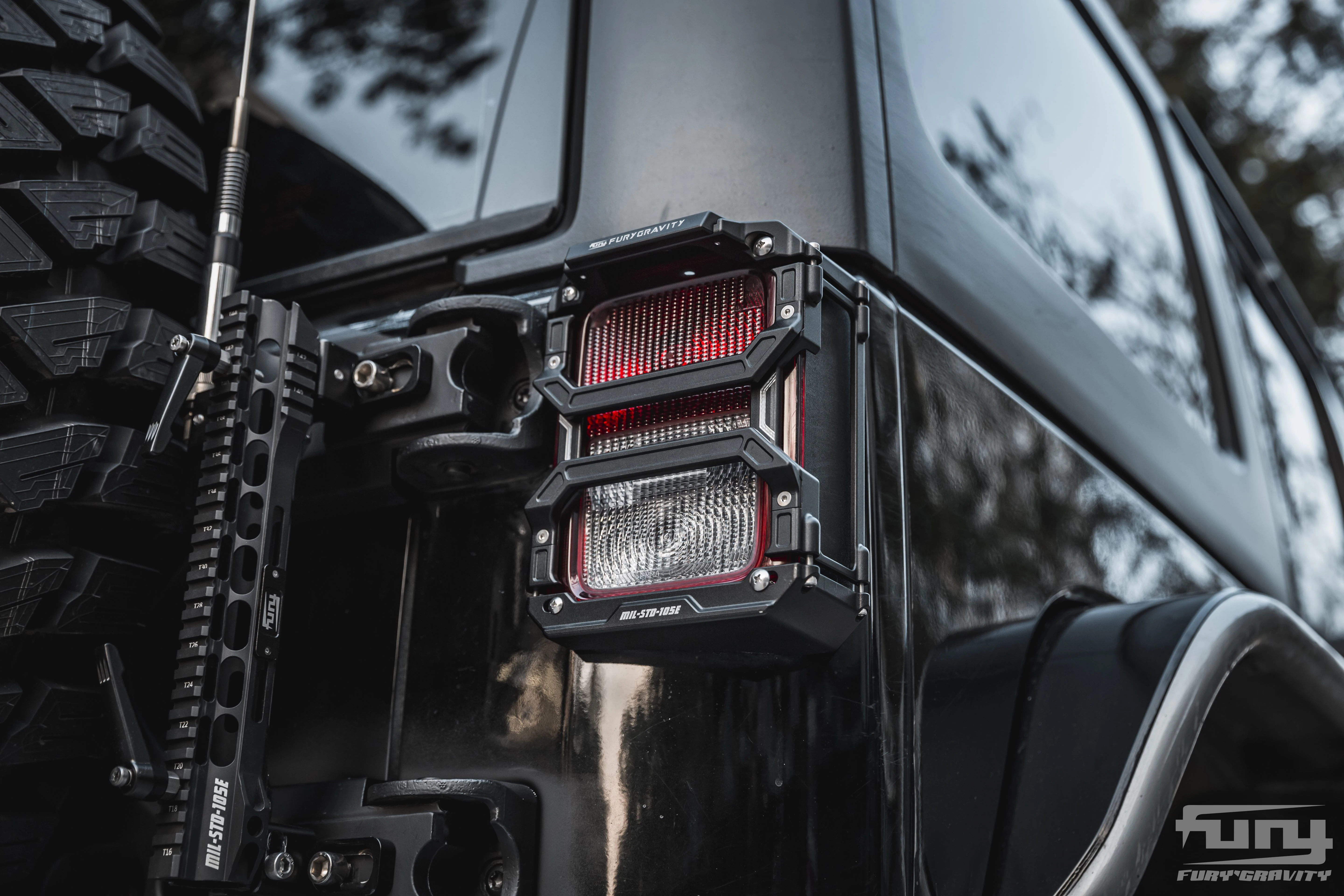 Fury 2007-2017 accessories parts CNC process Aluminum Alloy TAILLIGHT COVER for Jeep wrangler JKcustom