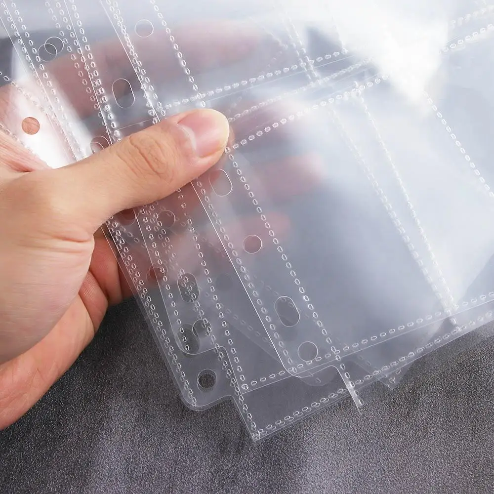 

for Home Transparent Card Stock Album Pages Card Holder 90 Pockets Coin Holders Gaming Card Card Sleeves Card Storage Wallets