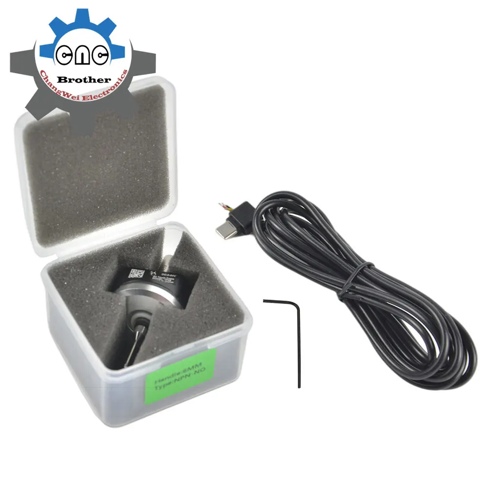 CNC 2023 latest V6 anti-roll 3D Touch Probe edge finder to find the center desktop CNC probe compatible with mach3 and grbl