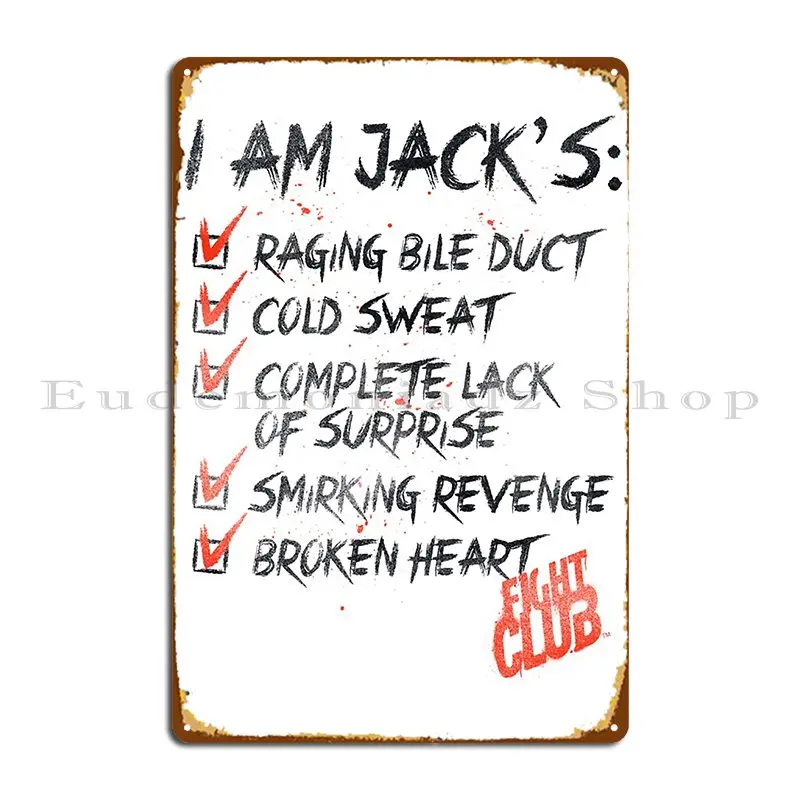 ملصق علامة قصدير معدني للنوادي ، جدارية جدارية ، قاعدة الرافعات ، طباعة الكهوف #1