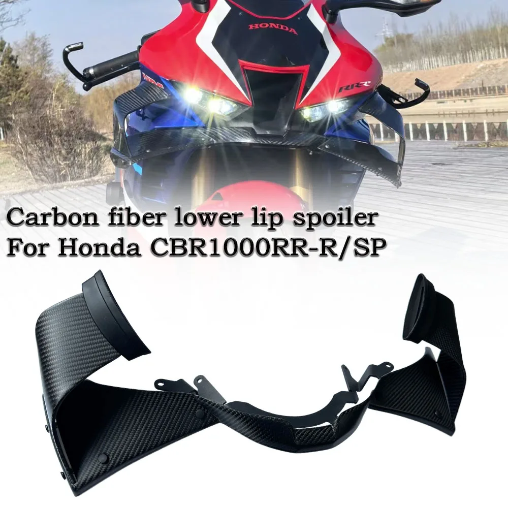 Motorcycle For Honda CBR1000RRR CBR1000RR-R 2021 2022 2023 2024 100%Pure Carbon Fiber Wing Wind Spoilers Deflector Winglets