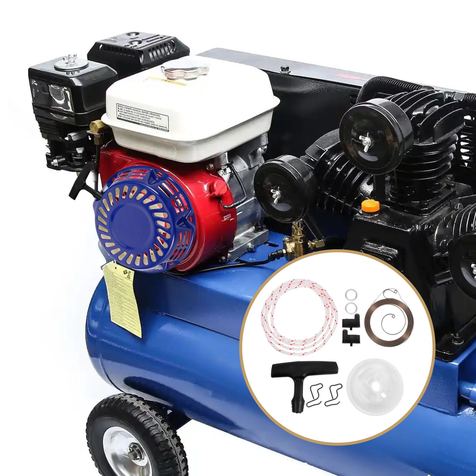 

Chainsaw Starting Accessories 1 Set Gas Engine Replacement Parts for MS180 MS170 MS210 MS230 MS250 Pull Start Cord Rope Starter