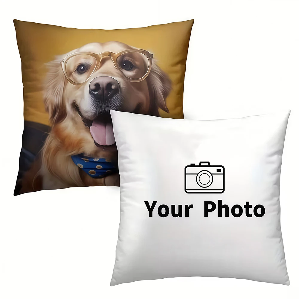 Customizable Pillow Cover, Soft and Skin-Friendly Fabric, Can Upload Any Picture You like, Can Be Anime, Pet, Celebrity, Etc