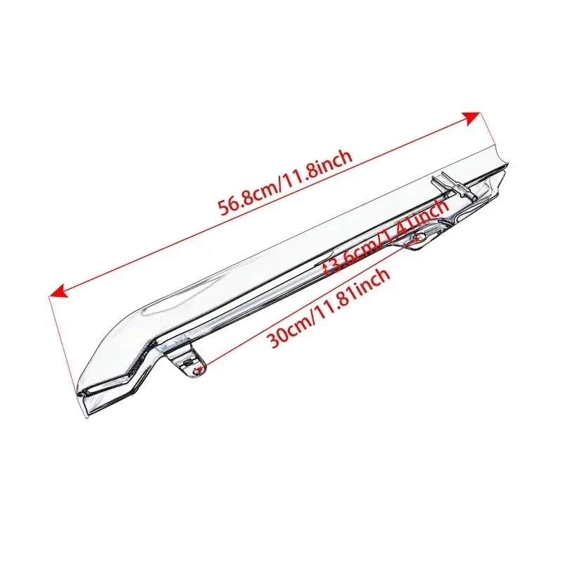 

For GN125 GS125 CG125 Chain Protection Motorbike Metal Chrome Motorcycle Scooter Chain Guard Cover Case Protector