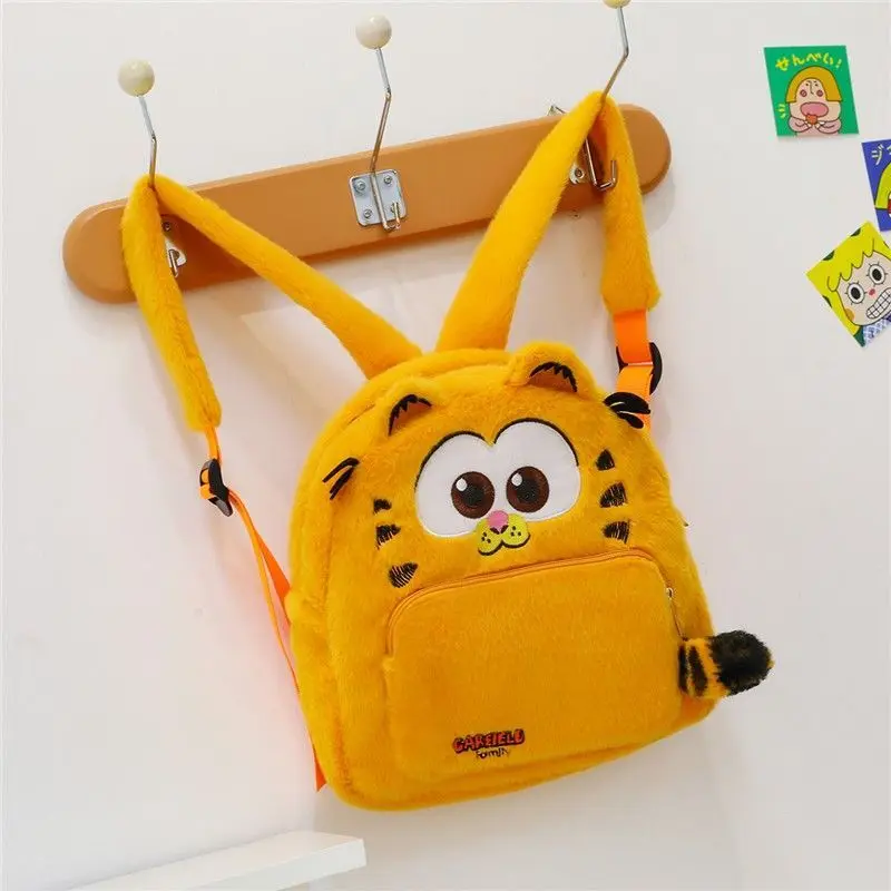 Garfield backpack with high appearance value  versatile cartoon cute design  large capacity  portable and lightweight school bag view 4