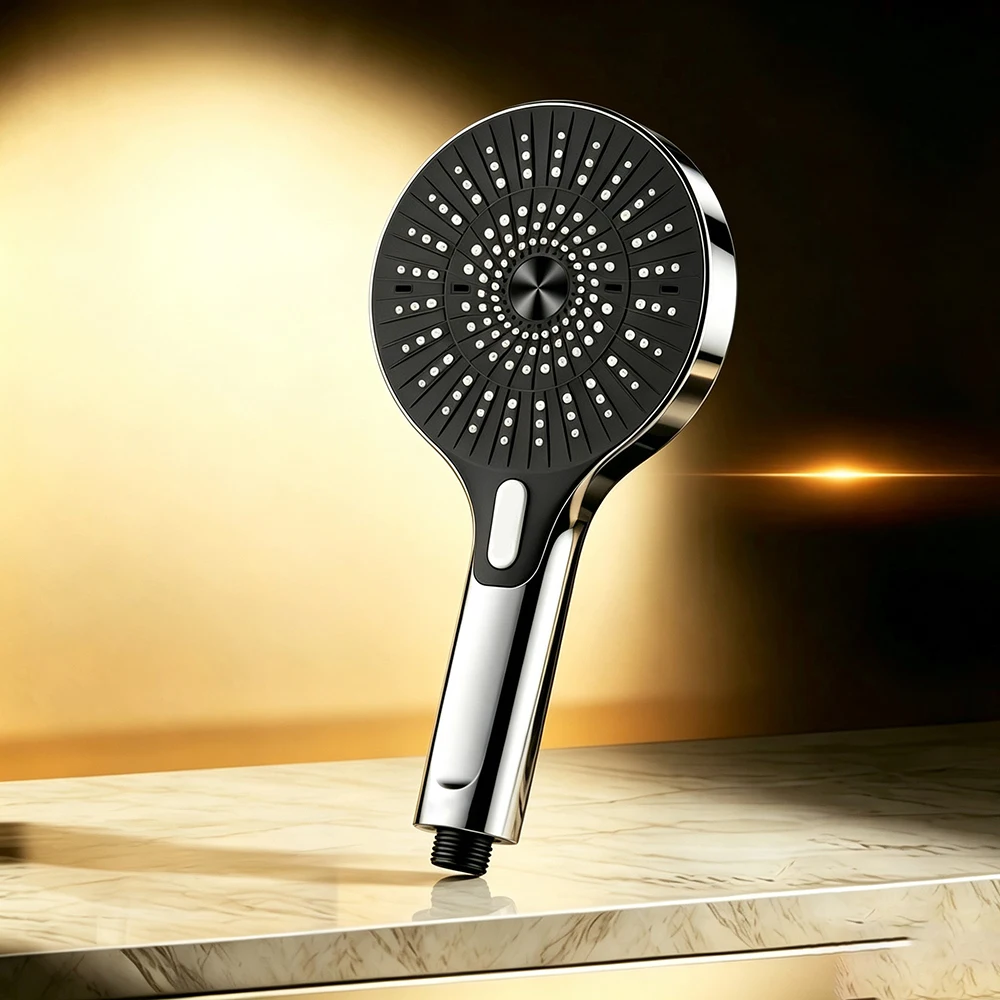 5 Modes High Pressure Shower Head  Handheld Boost Showerhead with Powerful Spray High-Flow-Rate Shower Faucet  Accessories