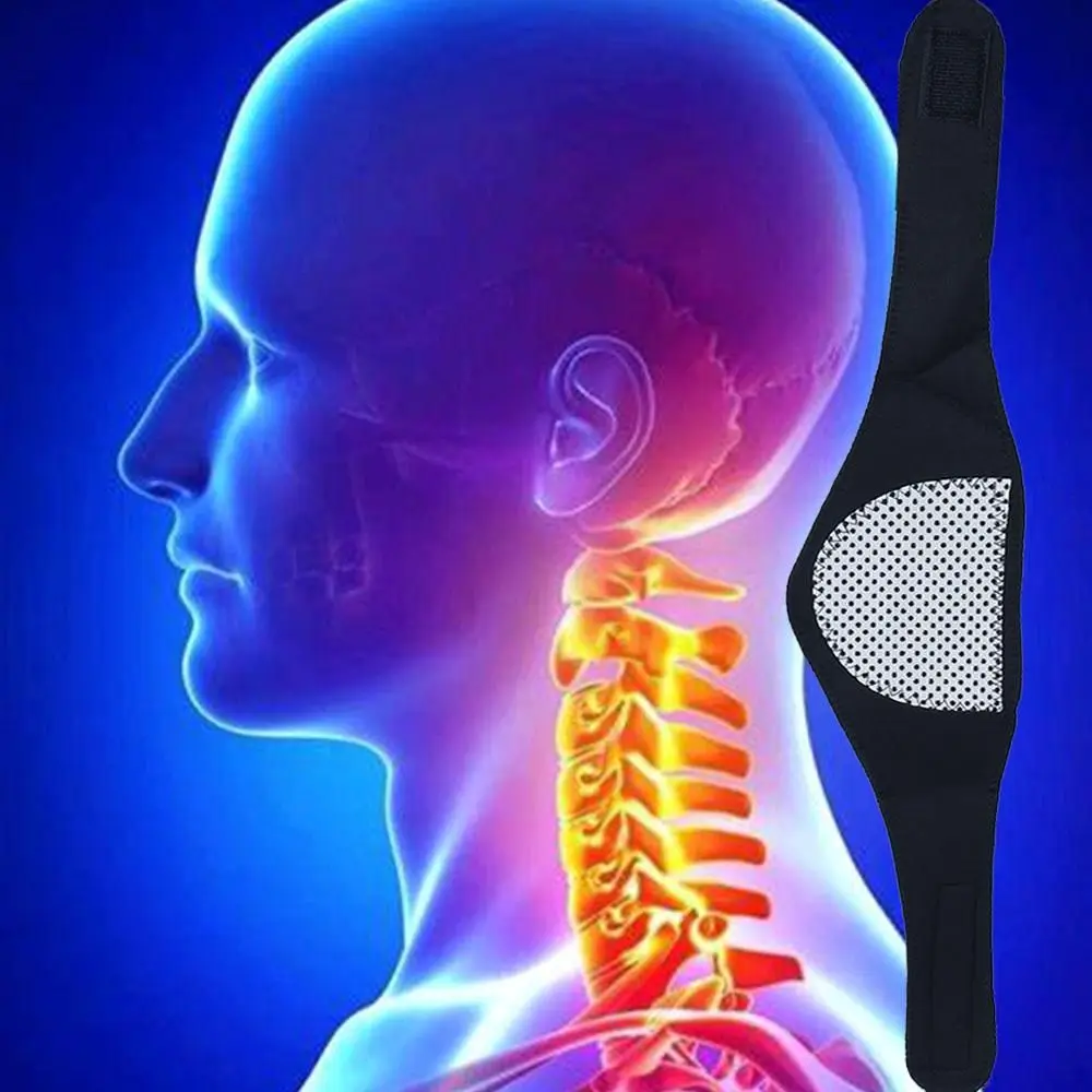 

Pain Relieve Cervical Disc Neck Relaxation Warmer Magnetic Neckband Self-heating Pad Neck Support Neck Care Collar