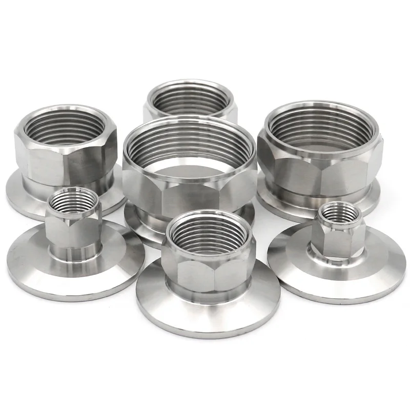 

BSP Female Adaptor Hexagonal Tri Clamp Fitting Joint 1/4" 3/8" 1/2" 3/4" 1" 1-1/2" 2" 304 Stainless Steel Sanitary Homebrew