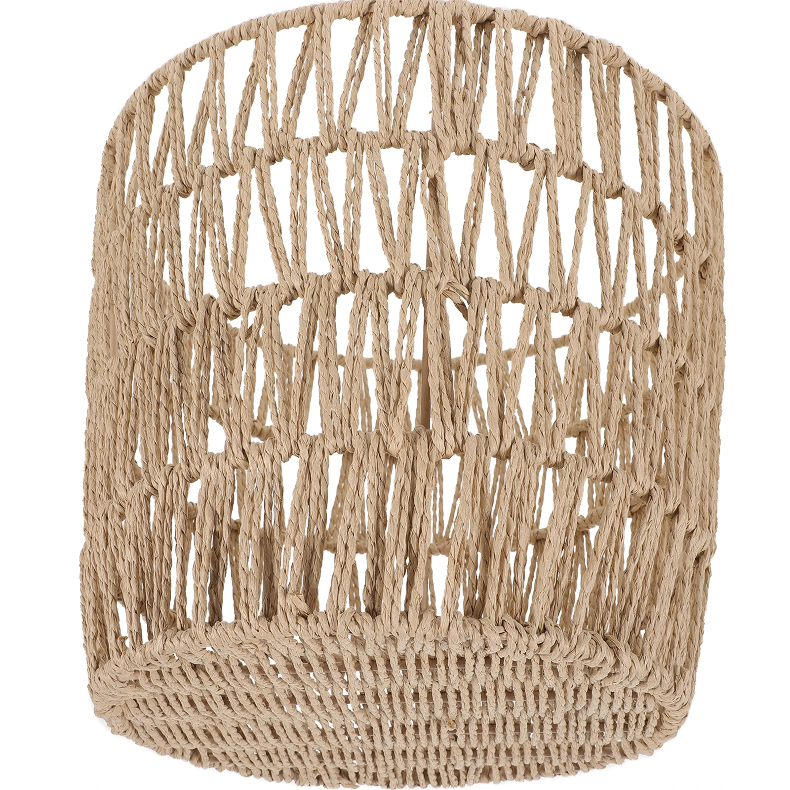 

Woven Trash Can 135 Light Brown Storage Basket Handmade Kitchen Bathroom Home Decor Waste Paper Bin Garbage Bucket