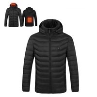 Winter Intelligent Constant Temperature Heating Suit for Both Men and Women USB Electric Heating Warm Hooded Windproof Jacket