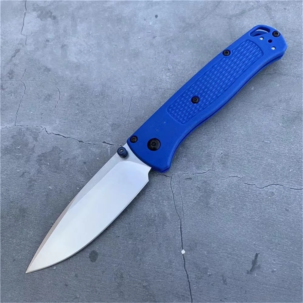 5 Colors BM Bugout 535 EDC Folding Pocket Knife 440C Blade Nylon Fiber Handle Portable Hunting Outdoor Self-defense Camping Tool