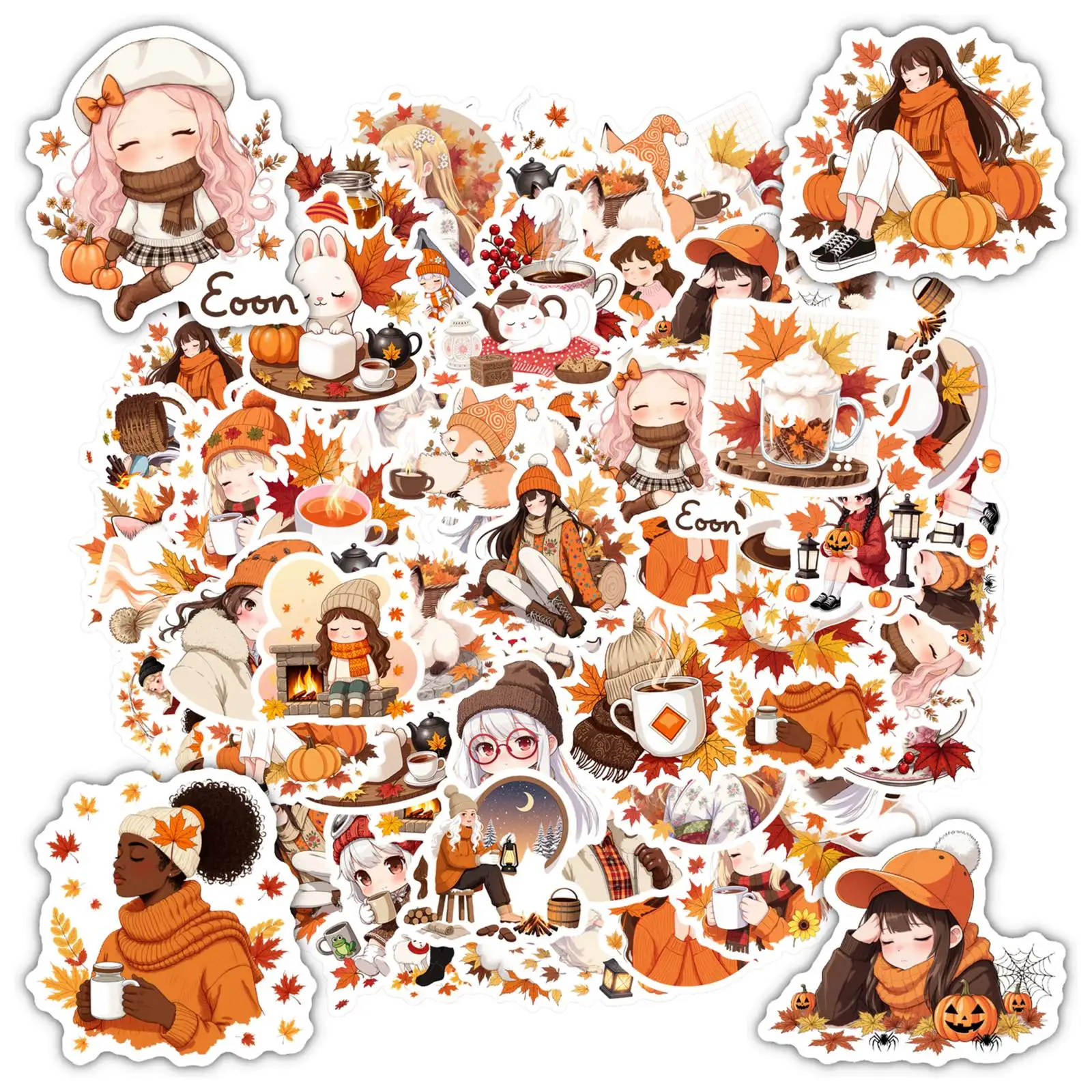 35-шт-50-шт-осенние-кофейные-наклейки-милые-модные-канцелярские-наклейки-наклейки-для-гитары-сделай-сам-скейтборд-ноутбук-чемодан