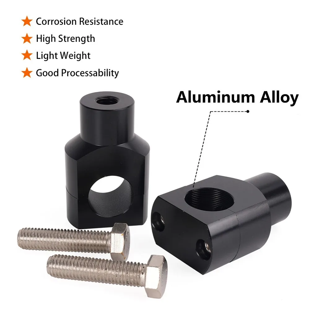 

Зажим для увеличения высоты руля, диаметр 25 мм, крепежный зажим для руля, совместимый с несколькими моделями мотоциклов