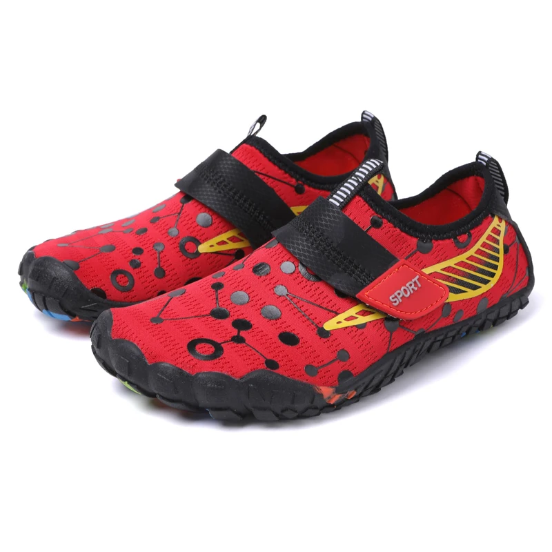 Boy Girl Barefoot Water Shoes Children Beach Aqua Shoes Quick-Dry Drainage Diving Swim Sandals Kids Fishing Surf Wading Sneakers