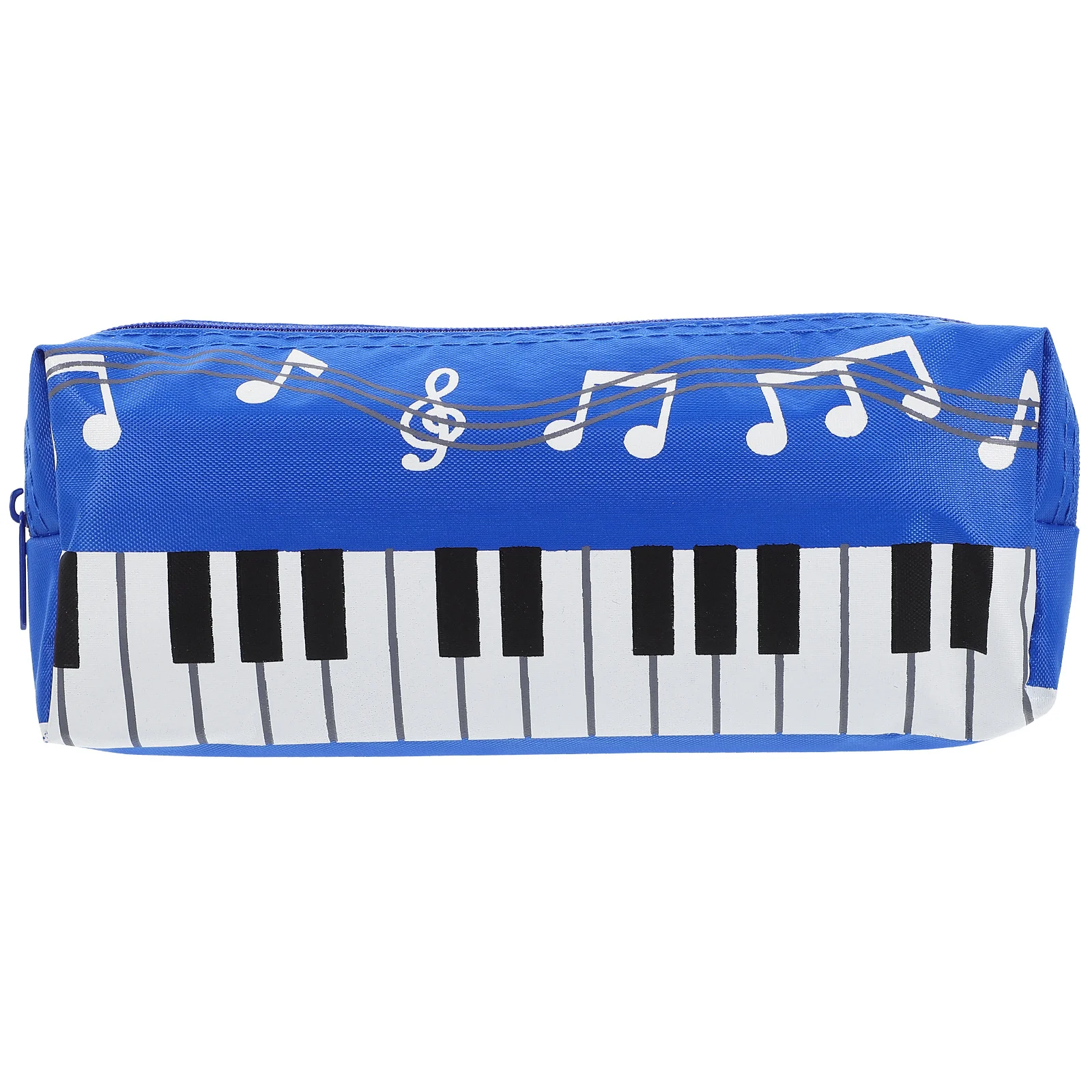 

Piano Keyboard Canvas Pencil Case Large Capacity Portable Pen Bag Pencil Pouch for Adults School Office