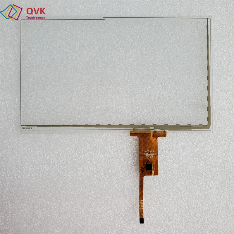 7 Inci Hitam P/N XWC3218 Peralatan Kontrol Industri Sensor Digitizer Layar Sentuh Kapasitif XWC3218 6Pin