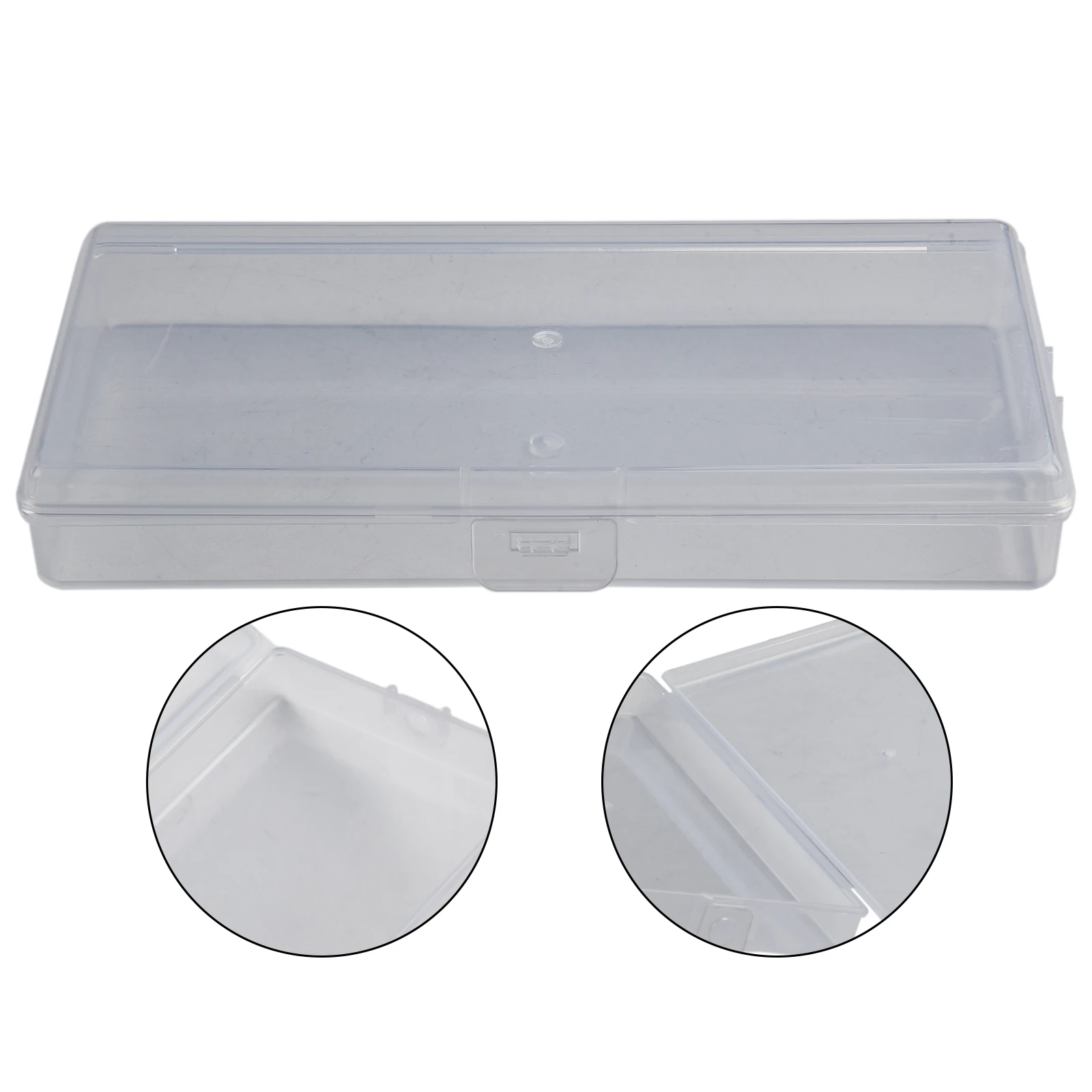 

3* 14.8*7.8*1.8cm Transparent PP DIY Rectangle Storage Box Jewelry Screw Holder Case Organizer 2021 High Quality