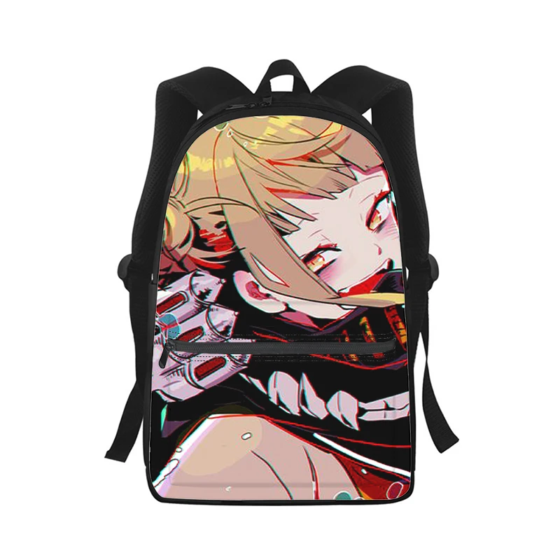 

Anime My Hero Academia HIMIKO Toga Men Women Backpack 3D Fashion Student School Bag Laptop Backpack Kids Travel Shoulder Bag