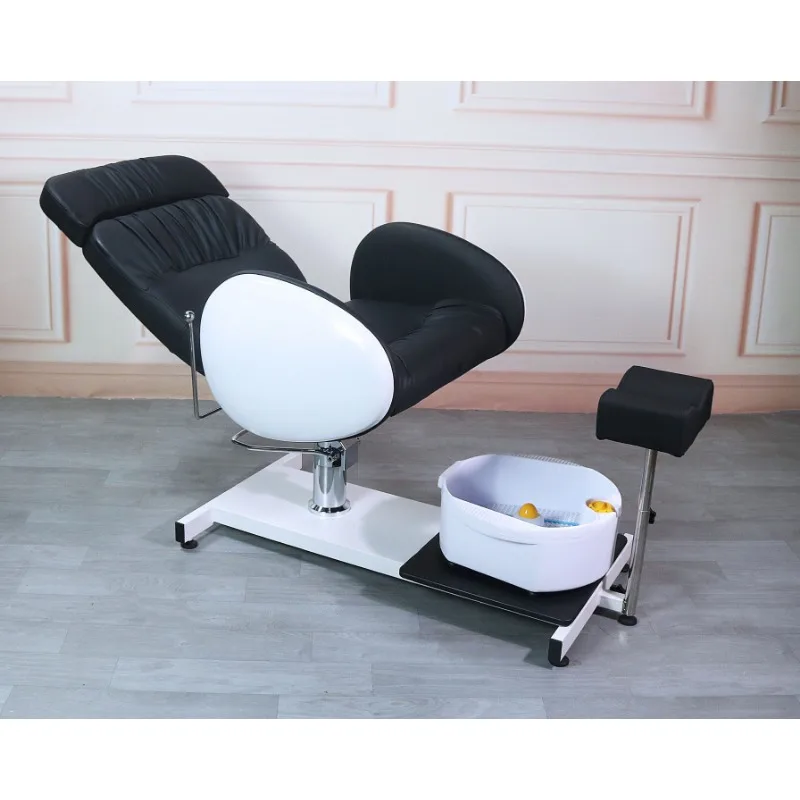 Cheap Pedicure Chair for Nail Spa Salon Furniture with Pedicure Sink Bowl Pink Black Color Manicure Pedicure Chair Spa Massage