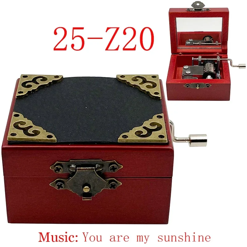 hand mirror music box spring day lilium greensleeves You are my sunshine music  for friends birthday Gift kids toy