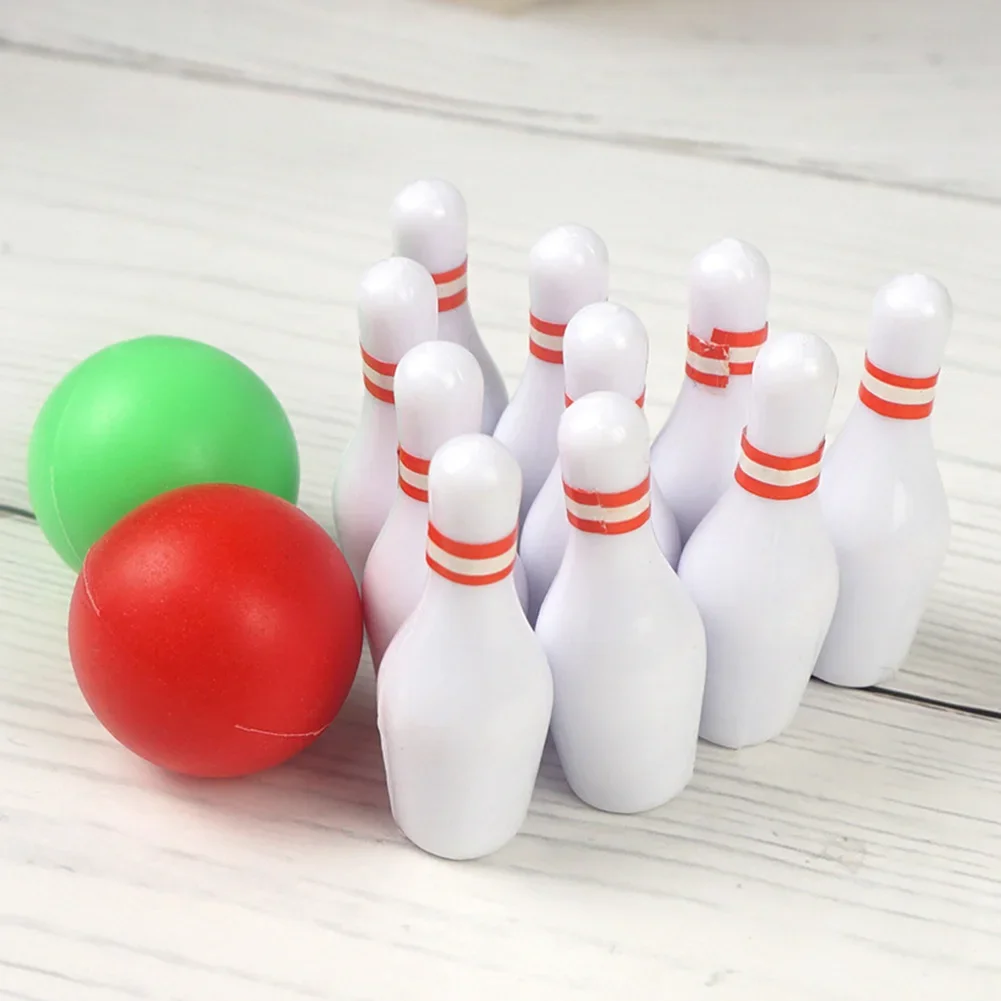 1/12 Miniature Bowling Sporting Goods Art Crafts Dollhouse Bowling Ball Toys Desktop Ornaments Christmas Gifts for Model Lovers