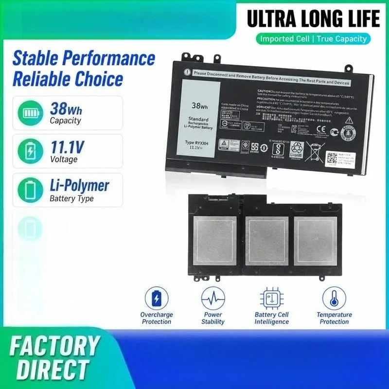 RYXXH Battery for Dell Latitude 12 5000 Series E5250 E5450 E5550 Laptop Replacement Battery
