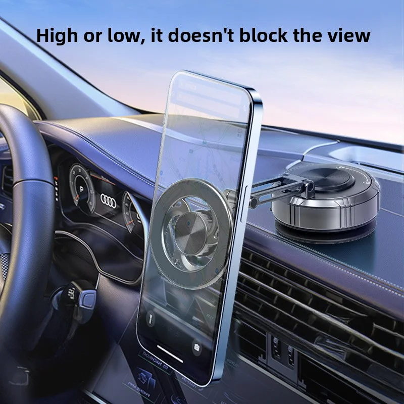 Magnetyczny uchwyt samochodowy na telefon z obrotem 360 stopni, mocny uchwyt z przyssawką próżniową do telefonu komórkowego, uchwyt samochodowy.