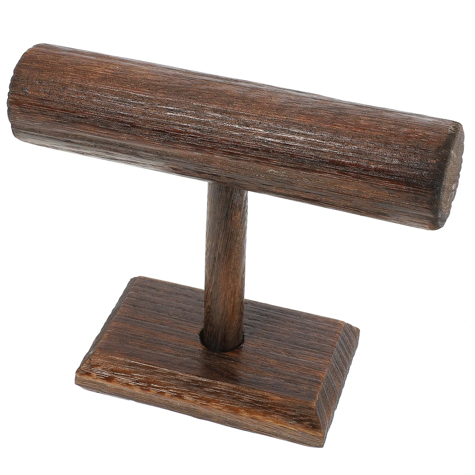 

Solid Wood Vintage Bracelet Holder Natural Wood Bangle Organizer Display Stand for Watches Bracelets Necklaces