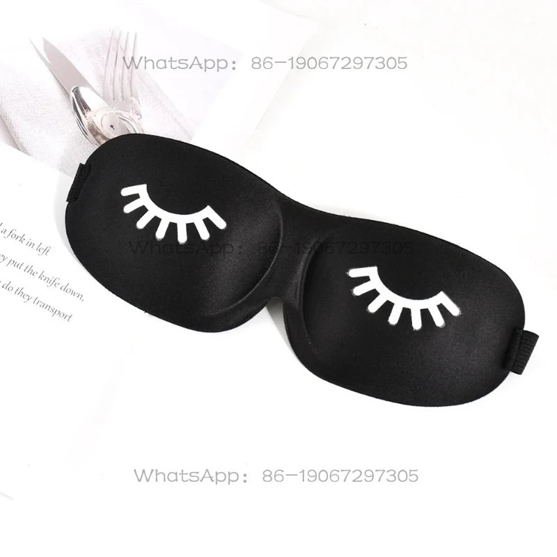 Silk Pink Light Weight Soft Memory Lash Face Sleep Eye Mask