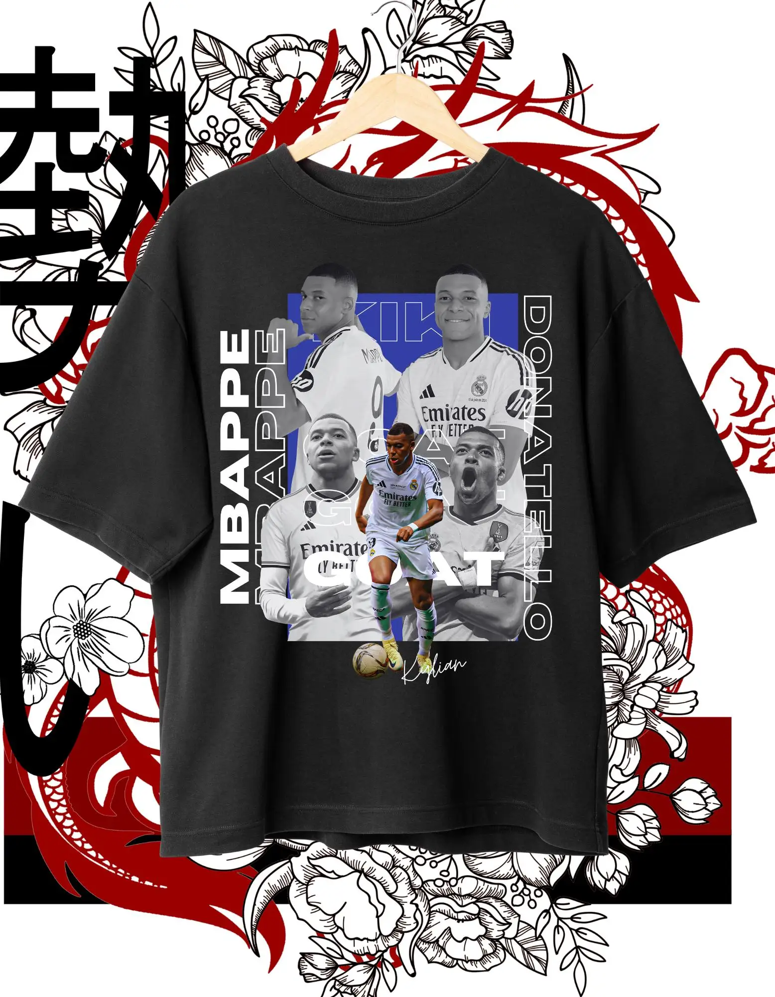 2025 Men's Kylian Mbappe T-shirt Design, Football PNG Download, Pirate T-shirt, Football Shirt png, T-shirt Sublimation,300 Dpi