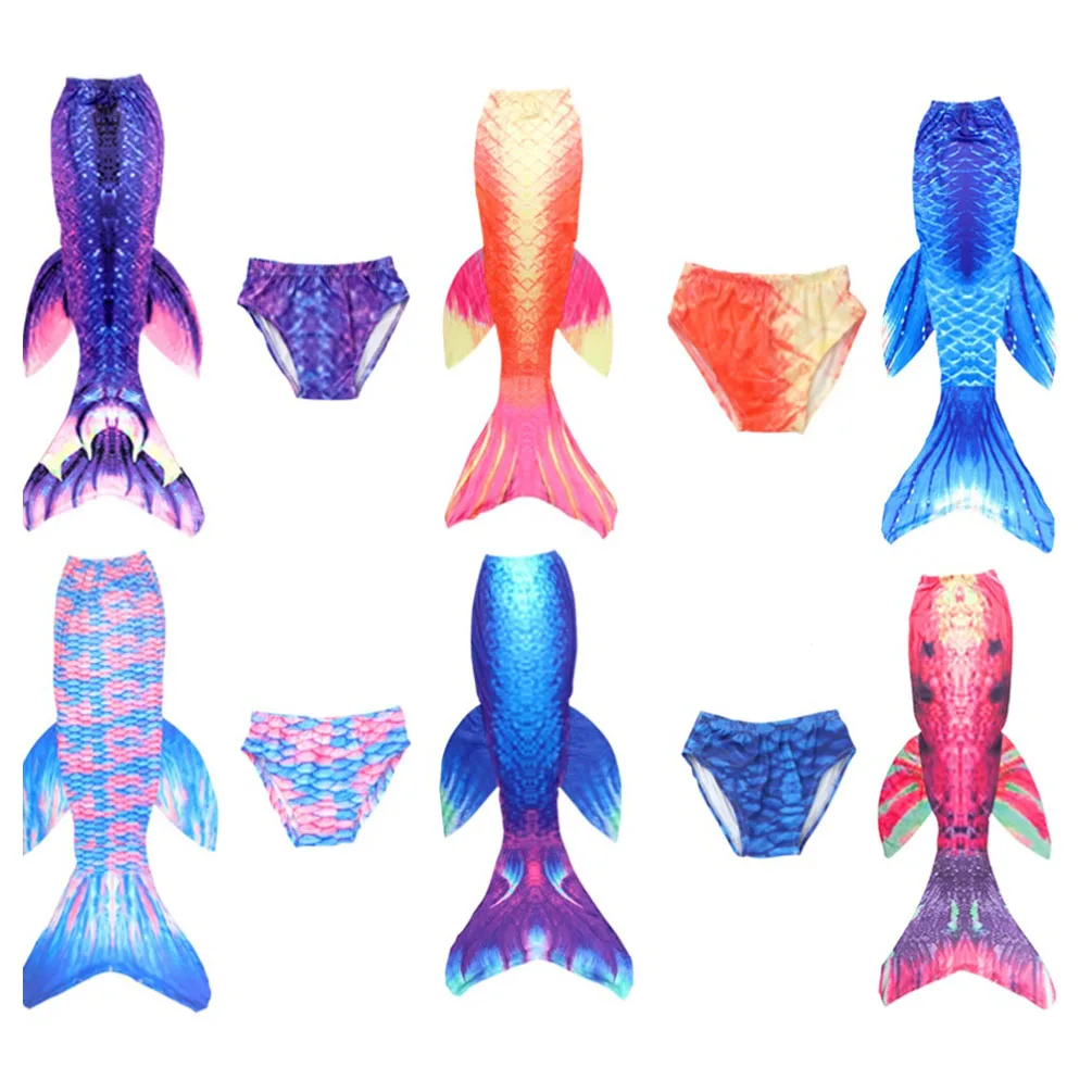 

New Summer Girl Swimming Beauty Fish Tail Costume Role Playing Children's Princess Party Fantasy Swimsuit