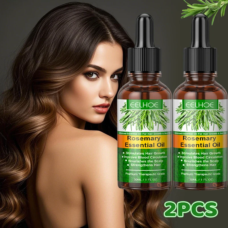 1/2/3PCS Rosemary Hair Oil Deep Nourishing Scalp Nutrient Anti Hair Loss Strengthening Oil Nourishing Treatment For Split Ends