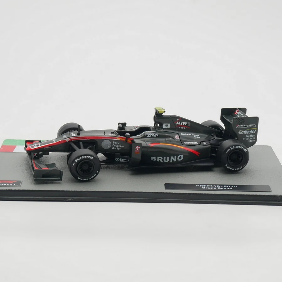 Toy Vehicle Collection Ixo 1:43 HAT F110 2010 Bruno Senna Racing Diecast Car Model