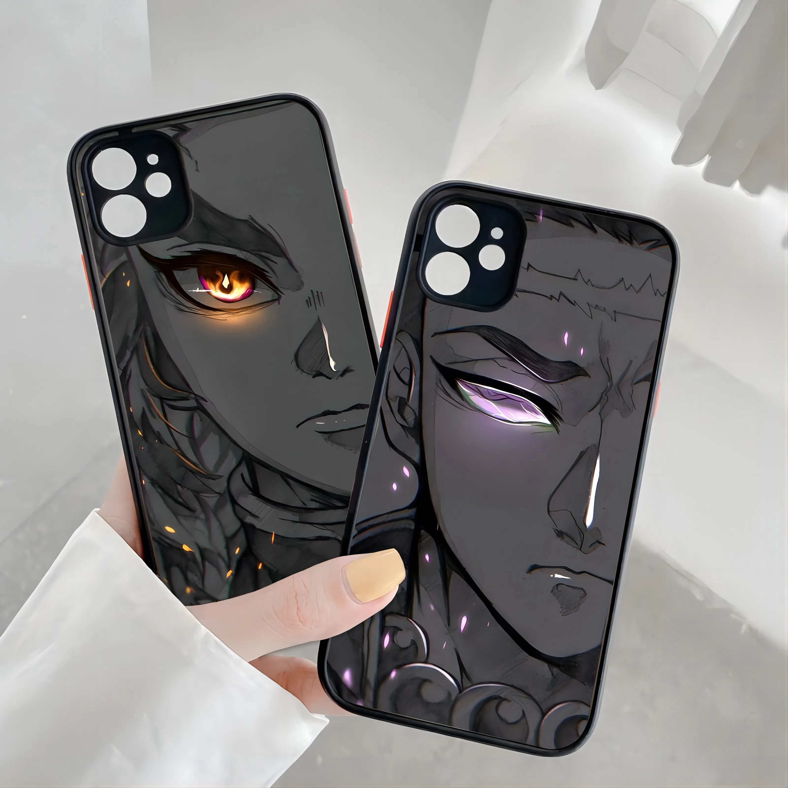 Demon Slayers Anime Phone Case For Samsung S24 S23 S22 S21 S20 S10 FE Note20 Note10 Plus Ultra Lite 5G Matte Transparent Cover