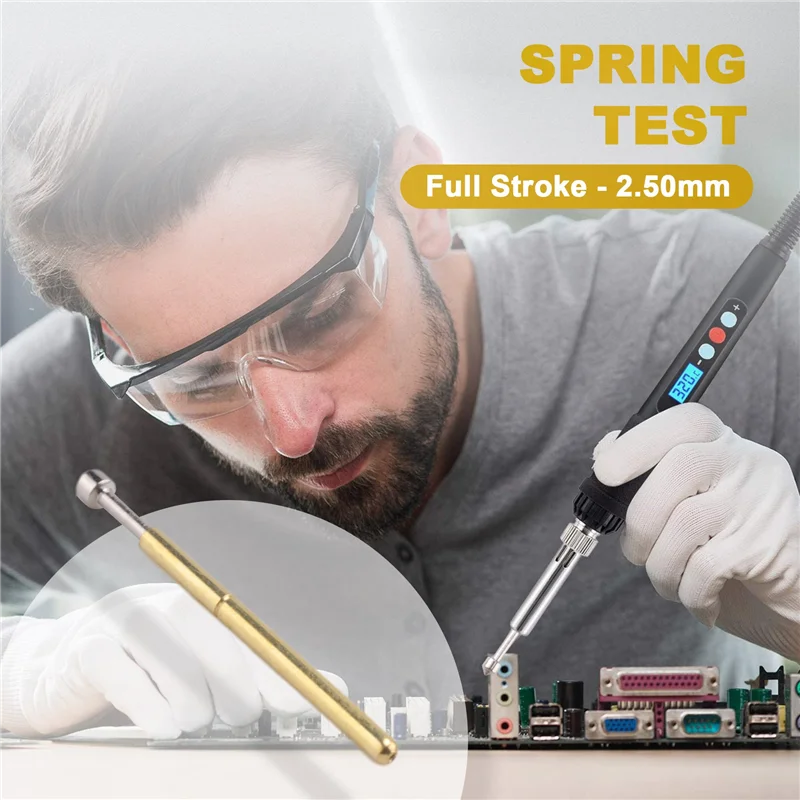 

A92P 100Pcs P75-E2 Spring Test Probe Pogo Pin 1.3Mm Conical Head 1.0Mm Thimble
