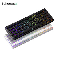 Akko MonsGeek FUN60 Ultra Mechanical Gaming Keyboard Magnetic Switch 60% Rapid Trigger 8K HE/TMR Custom Aluminum Keyboard Gamer