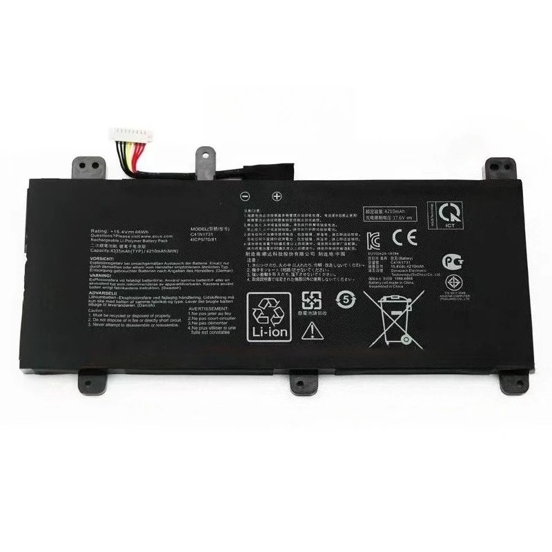15.4V 66Wh C41N1731 Laptop Battery for Asus ROG Strix GL504 GL504GM C41N1731-2