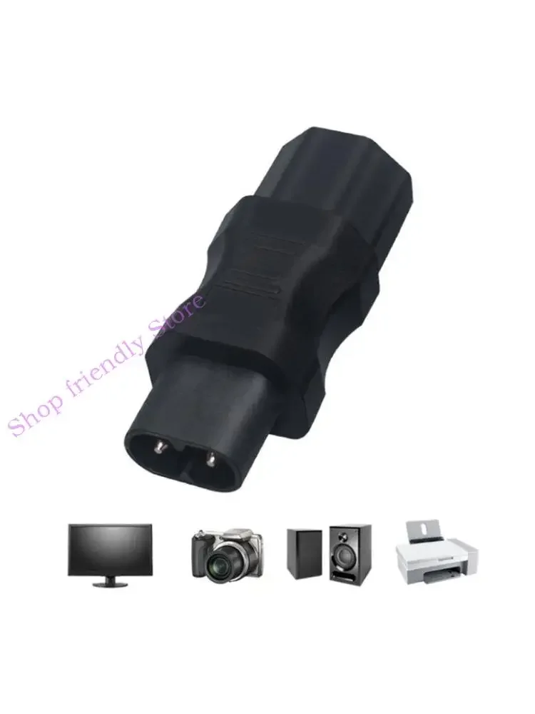 

594A IEC320 C8 Male to C15 Female Computer Power Adapters US 2 Pin Converters