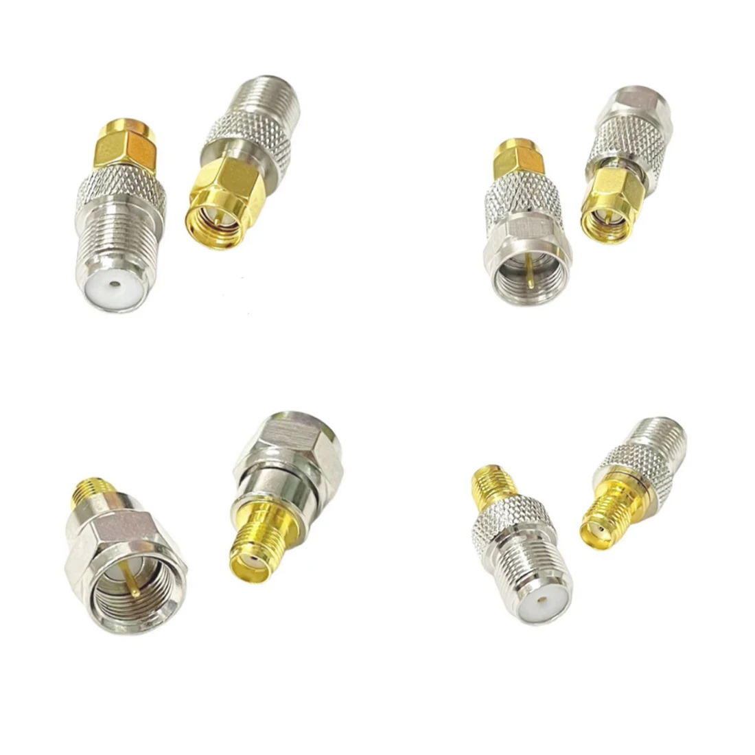 1PC  SMA Male Female to F Plug Jack RF Adapter Connector Data Drawing Straight Type Wholesale New