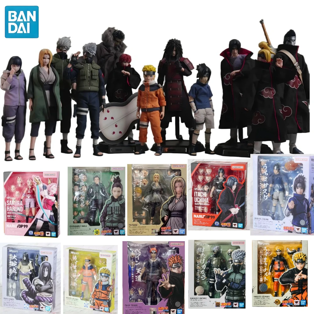 

В наличии: Фигурки Bandai SHF по мотивам Наруто: Шиппуден (Узумаки Наруто, Саске, Какаши, Харуно Сакура, Орочимару, Цунаде)
