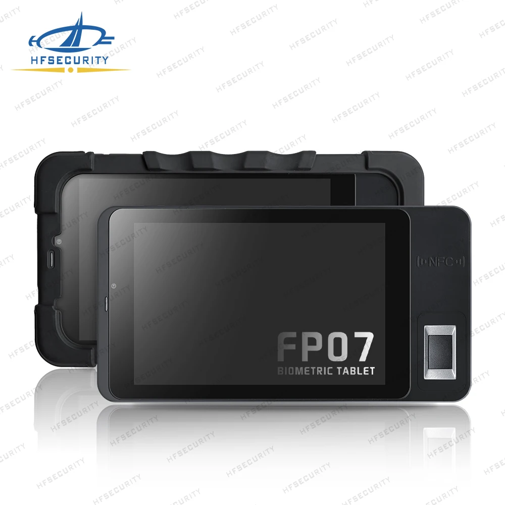 HF FP07 HFSecurity Tablet portatile da 7 pollici con scanner per impronte digitali